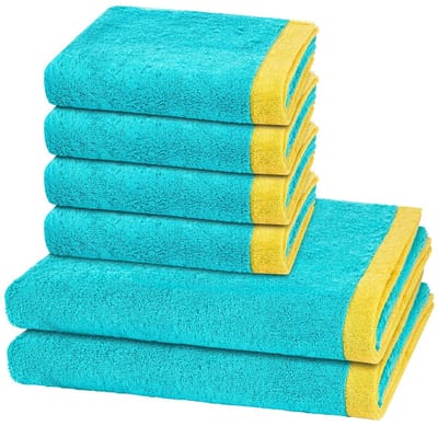 Cawö Sonstiges 4 X handdoek 2 X douchehanddoek - in set 6 pack Lifestyle Splash