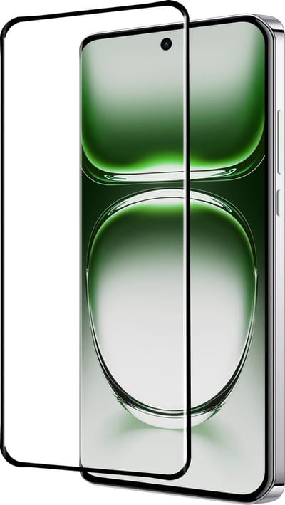 Screenprotector Geschikt voor OPPO Reno 12 - Full Cover - Beschermglas - Gehard Glas - Tempered Glass - Screen Protector