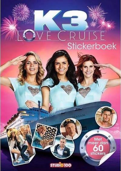 Studio 100 Stickerboek K3 Love Cruise 30 Cm