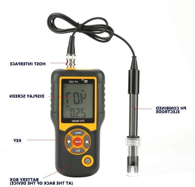 Professionele Mini pH Meter met Hoge Meetnauwkeurigheid en Groot LCD Scherm voor pH, mV en Temperatuurmetingen
