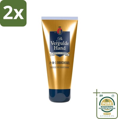 De Vergulde Hand - Shower Gel - 2 in 1 - 200 ml - Voordeelverpakking - 2 stuks - Verfrissende geur - Huidverzorging