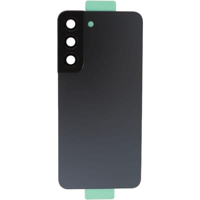 Telefoon Achterkant Glas Cover Voorgeïnstalleerde Camera Lens met Reparatiegereedschap Kit voor Samsung Galaxy S22 S901U S901F zilvergrijze kleur