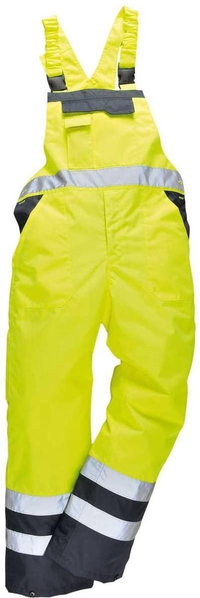 Portwest Twee kleuren Amerikaanse overall - Gevoerd S489 - Geel - L