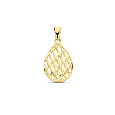 14K geelgouden hanger 24 mm - 4033516