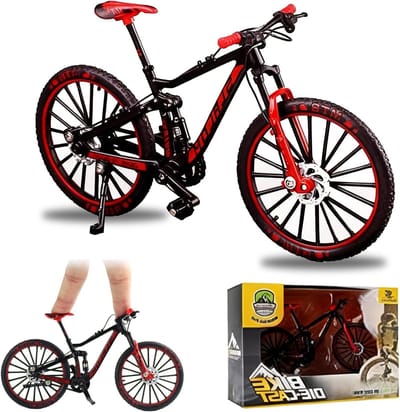 Miniatuur BMX Fiets 1:10 - Realistische Aluminium Mountainbike voor Verzamelobjecten en Cadeaus voor Volwassenen, Perfect voor Fietsenthousiastelingen