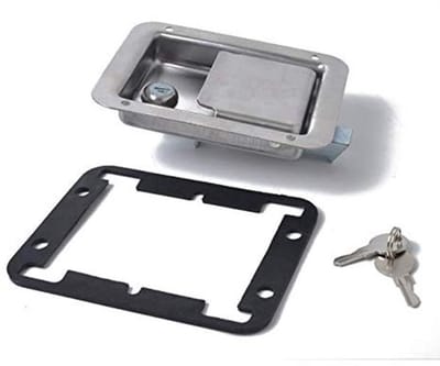 Allecto - Rvs Auto Deurslot Cover - Gesp Protector - Roestvrij Staal