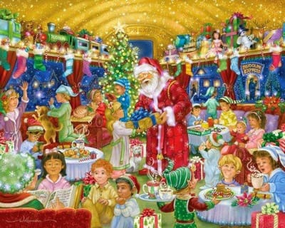 Mona Lisa Diamond Painting Set Christmas Dinner SD093