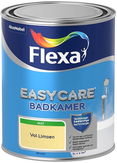 Flexa - Easycare Badkamer - Vol Limoen - Mengverf - 1 L