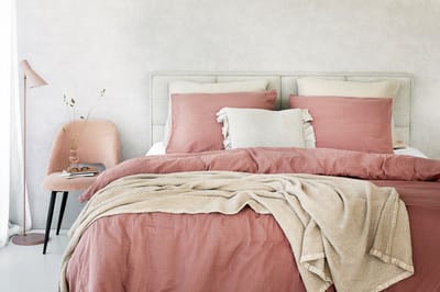 Dreamers Den Mousseline Dekbedovertrek 140x220 Brique