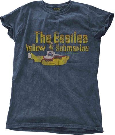 The Beatles - Yellow Submarine Nothing Is Real Dames T-shirt - M - Blauw