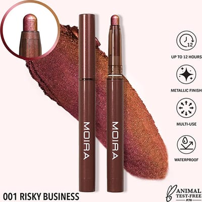 Moira | Stellar Glaze Stick Eyeshadow 001 Risky Business