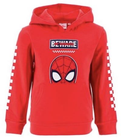 Marvel Spiderman Sweater / Hoodie - Kangaroozak - Rood - Maat 98 (3 jaar)
