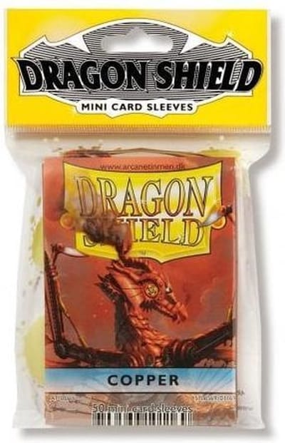 Asmodee SLEEVES Dragon Shield Mini - Copper (50ct) - EN