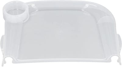 Verstelbare en Draagbare Baby Eettafel met Clip-On Stoel en Tray voor Gemakkelijk Gebruik
