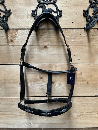 Leren halster voor paarden HFI Polo