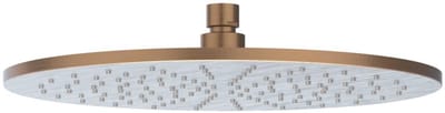 IVY Toebehoren Hoofddouche medium 30cm met antikalk nozzels RVS316 geborsteld mat koper PVD