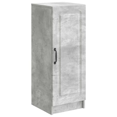 vidaXL - Dressoir - Betongrijs - 33 - x - 34,5 - x - 87 - cm - Bewerkt - hout
