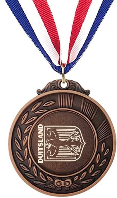 Akyol - duitsland medaille bronskleuring - Piloot - duitsland cadeau - beste land - leuk cadeau voor je vriend om te geven