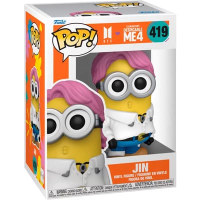 Minions Despicable Me 4 - BTS - Jin vinylfiguur 419 Funko Pop! meerkleurig