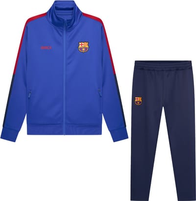FC Barcelona Trainingspak Heren 25/26 - Maat S t/m XXL - Voetbalkleding - Trainingspakken - Volwassenen - Blauw - Officiële Fanmerchandise