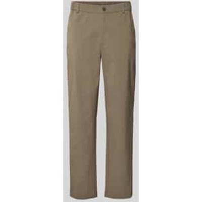 Regular fit pantalon met riemlussen model 'HALLS'