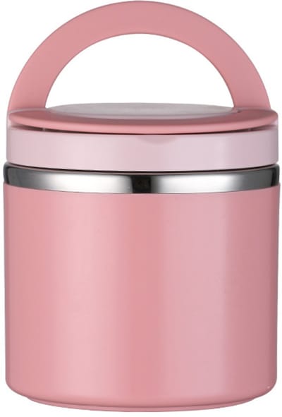 Daity 1 stuk - Lunchbox - geïsoleerde voedselbewaardoos - 630 ml grote soepcontainer van roestvrij staal - geschikt voor thuis en op school.