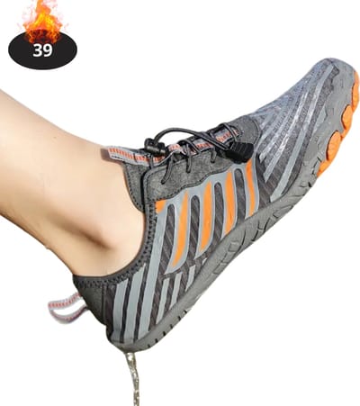 Nivard Waterschoenen Voor Kinderen & Volwassenen - Aqua Shoes - Aquaschoenen - Afzwemschoenen - Zwemles Schoenen - Grijs - 39