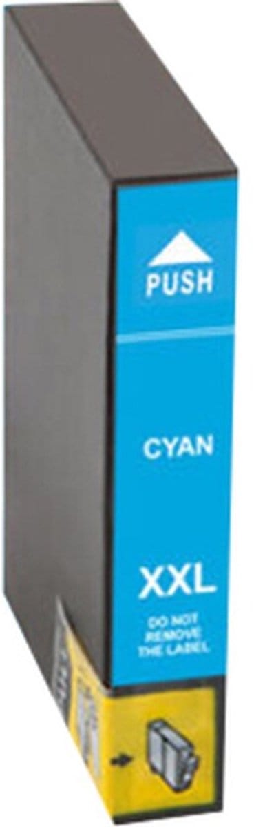 33XL Cyaan Huismerk Inkt Cartridge | Compatible met Epson 33XL Cyaan | Geschikt voor Epson Expression Home series XP-530, XP-630, XP-635, XP-830, Premium series XP-530, XP-540, XP-630, XP-635, XP-640, XP-645, XP-7100, XP-830, XP-900
