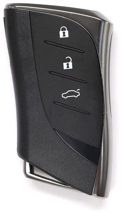 XEOD Autosleutelbehuizing - sleutelbehuizing auto - sleutel - Autosleutel / Geschikt voor: Lexus 3 knops