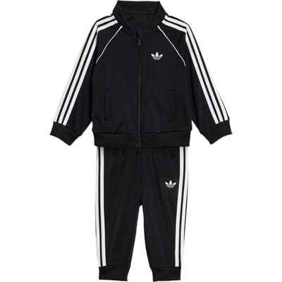 Adidas Sst Tracksuit Trainingspakken Baby - Zwart - Maat 63 - 68 CM - Poly Mesh