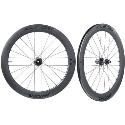 Paar wielen Miche Kleos RD 62 100/142 Disque CL carbone - Shimano HG