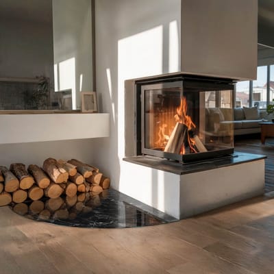 Coloray Vloerplaat Houtkachel - Plaat voor Onder Houtkachel - 100 cm x 100 cm - Open Haard Accessoires - Zwart Vloerplaat Kachel - Onderplaat - Plaat onder Houtkachel - Kachel Onderplaat - Onderplaat Voor Houtkachel