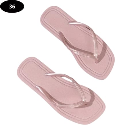 Livano Slippers Dames - Teenslippers - Flip Flops - Comfortabel - Zomer - Roze 36