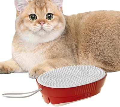 Pluisroller Huisdierenharen - Kleefroller Pluisverwijderaar - Kleding Reinigen - Herbruikbaar en Wasbaar - 9.2x6.2x4.3cm - Romig Wit en Rood