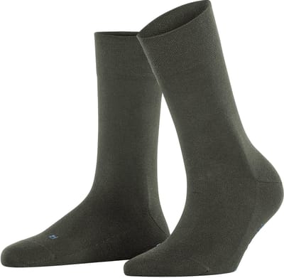 FALKE Sensitive New York met comfort tailleband lyocell sokken dames groen - maat 35-38