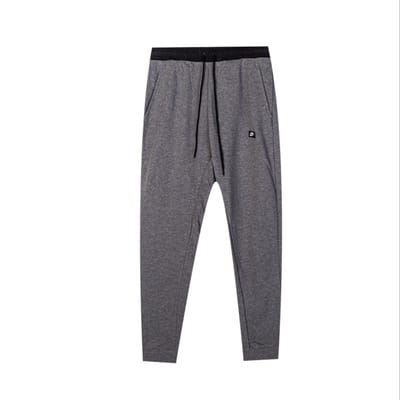 Pantalon de sport décontracté en maille à lacets taille basse jambe droite pour hommes Gris 805155-091 2XL gray