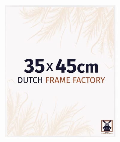Fotolijst 35x45 cm - Kunststof - Wit Hoogglans - Easy