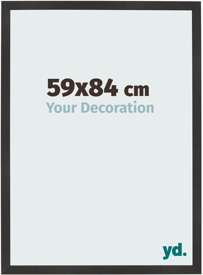 Your Decoration - Fotolijst 59x84 cm - MDF - Zwart Mat - Bologna