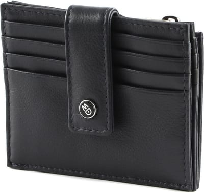MANDARINA DUCK Leren Kaarthouder Downtown Credit Card Holder Navy Donkerblauw