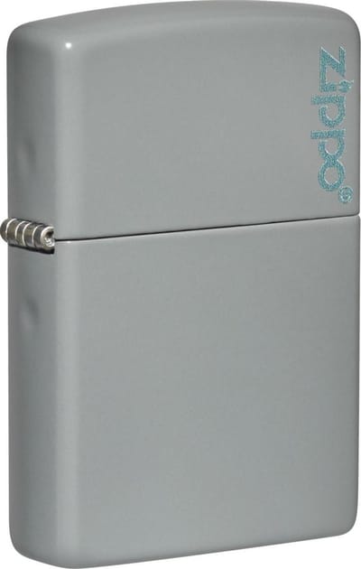 Aansteker Zippo Flat Grey with Logo