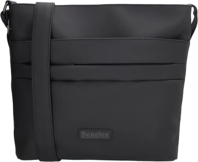 Beagles Nara Schoudertas - Crossbodytas - Dames - Praktisch - Ritsvakken - Zwart