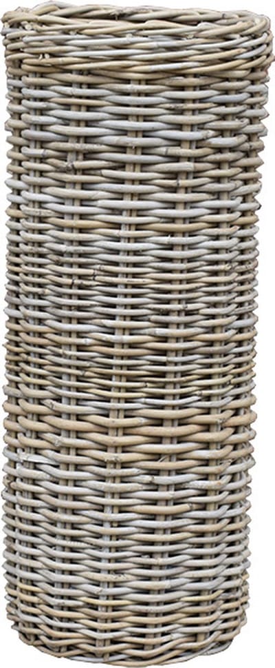 Ronde Rieten Paraplumand - Ø30xH70 cm - Bloemenmand - Paraplubak rotan