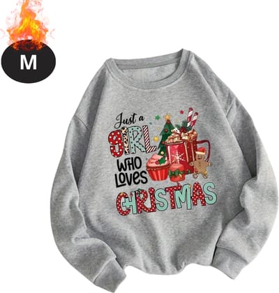 Bovista Kersttrui - Dames - Foute Kersttrui - Christmas Sweater - Cartoonprint - Kerst Sweater - Christmas Jumper - Pyjama - Grijs - M