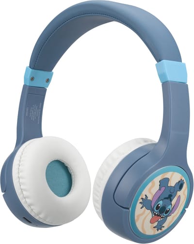 Stitch - draadloze kinderkoptelefoon - met volumebegrenzing - lange speeltijd - met extra audiokabel - bluetooth