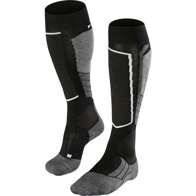Falke SK2 Intermediate Wool Dames Kniekousen Wintersport (Maat - 35-36, Kleur - Black-mix)