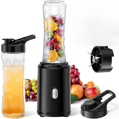 CRLYN® Milkshake Machine - Smoothie Maker - Beker - Zwart