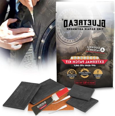 Externe Bandenpatch - Bandenreparatieset Tubeless - Off-road Banden Repareren - Geen Band Demontage - Voor 4 Banden - N.v.t.