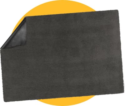 Pasper Badmat - 60 x 100 cm - Grijs - Zachte Badkamermat met Gripcore Antislip - Gemaakt in België
