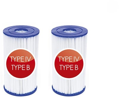 Namajunas - Filterpatroon voor Bestway 58095 zwembad - Filter voor filterpomp Type Ⅳ - 2 stuks - Zwembad reinigingsfilterpatroon – Hoog rendement - U en uw gezin kunnen genieten van plezier in een schoon zwembad