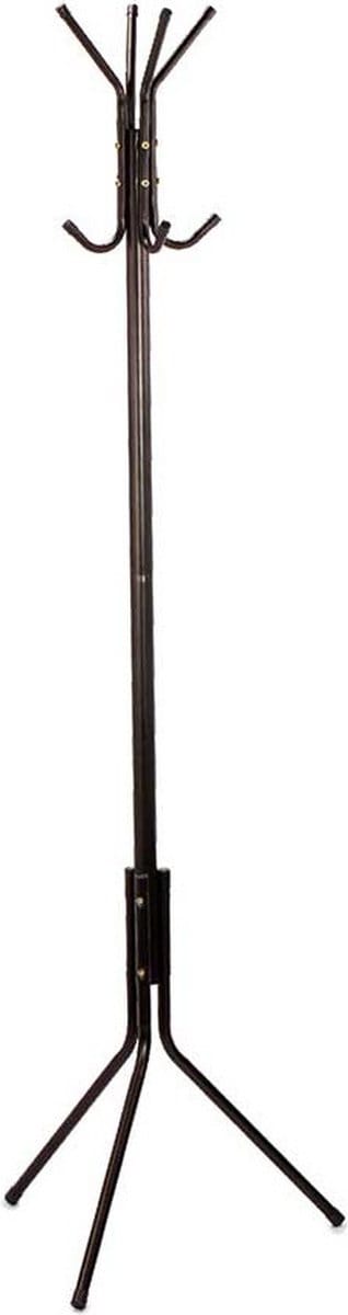 Kipit Kapstok - zwart - 175 x 48 cm - metaal - staand - staande kapstok - Kapstokken voor kantoor of huis